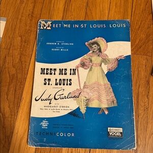 VTG RARE Judy Garland 1931  Sheet Music